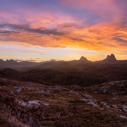 Assynt at Sunrise, Sutherland, Scotland