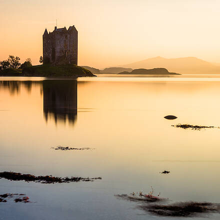 Castle Stalker at Sunset, Appin, Scotland