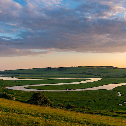 Cuckmere Meanders, Cuckmere Valley, England