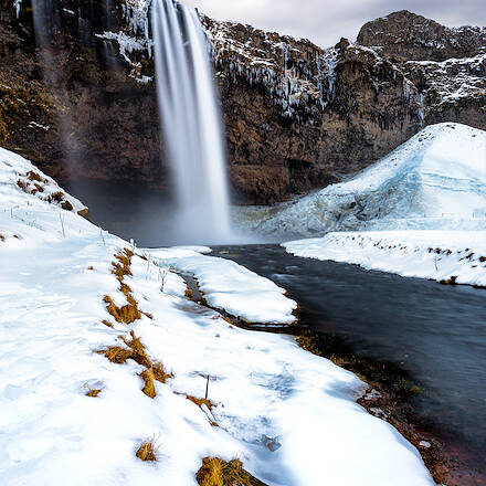 Seljalandsfoss in Winter 01, Iceland