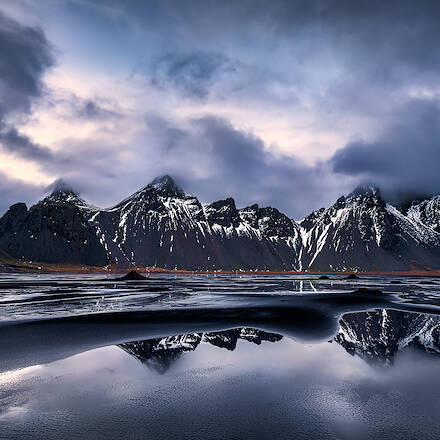 Vestrahorn Reflections, Stokksnes, Iceland